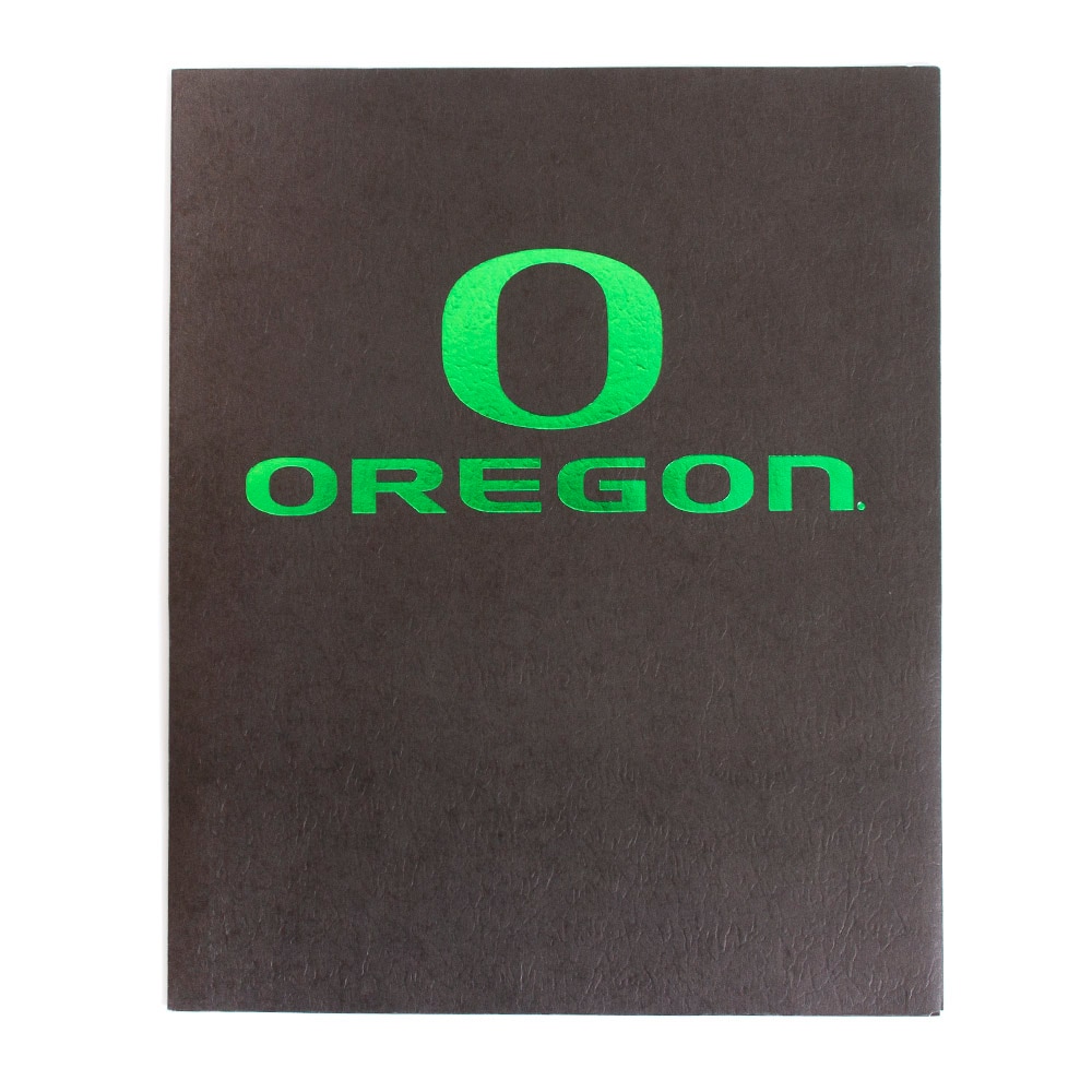 Classic Oregon O, Roaring Spring, Folders, Art & School, Matte, 82402, Black